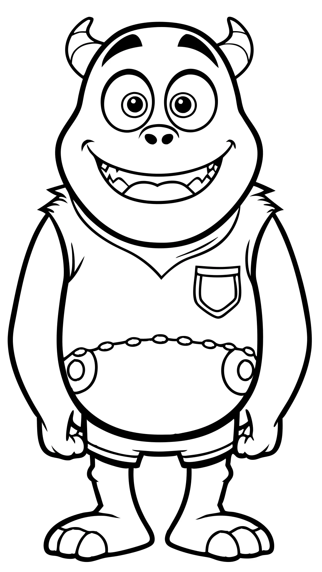 monsters inc coloring pages